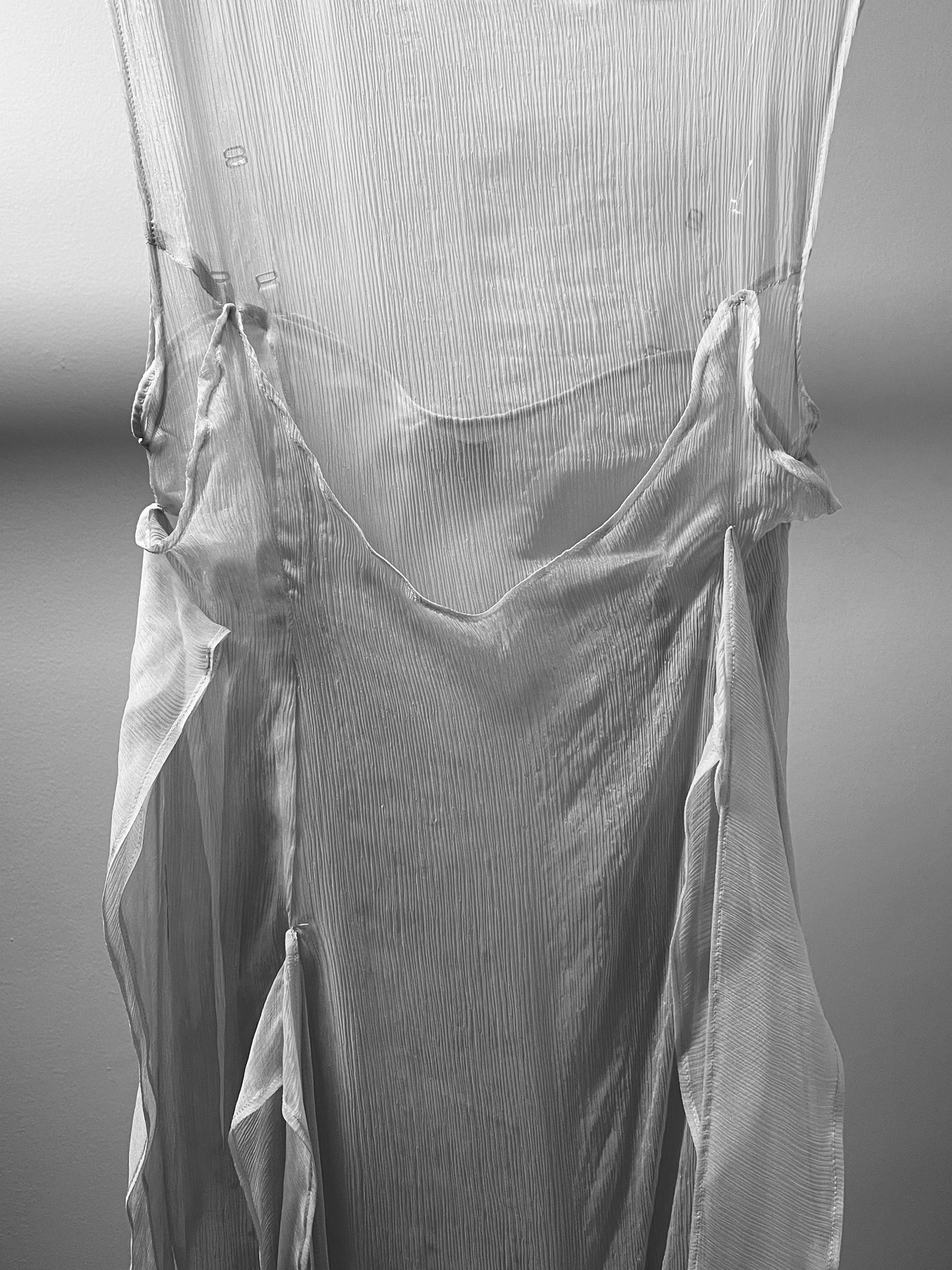Black Silk Long Dress