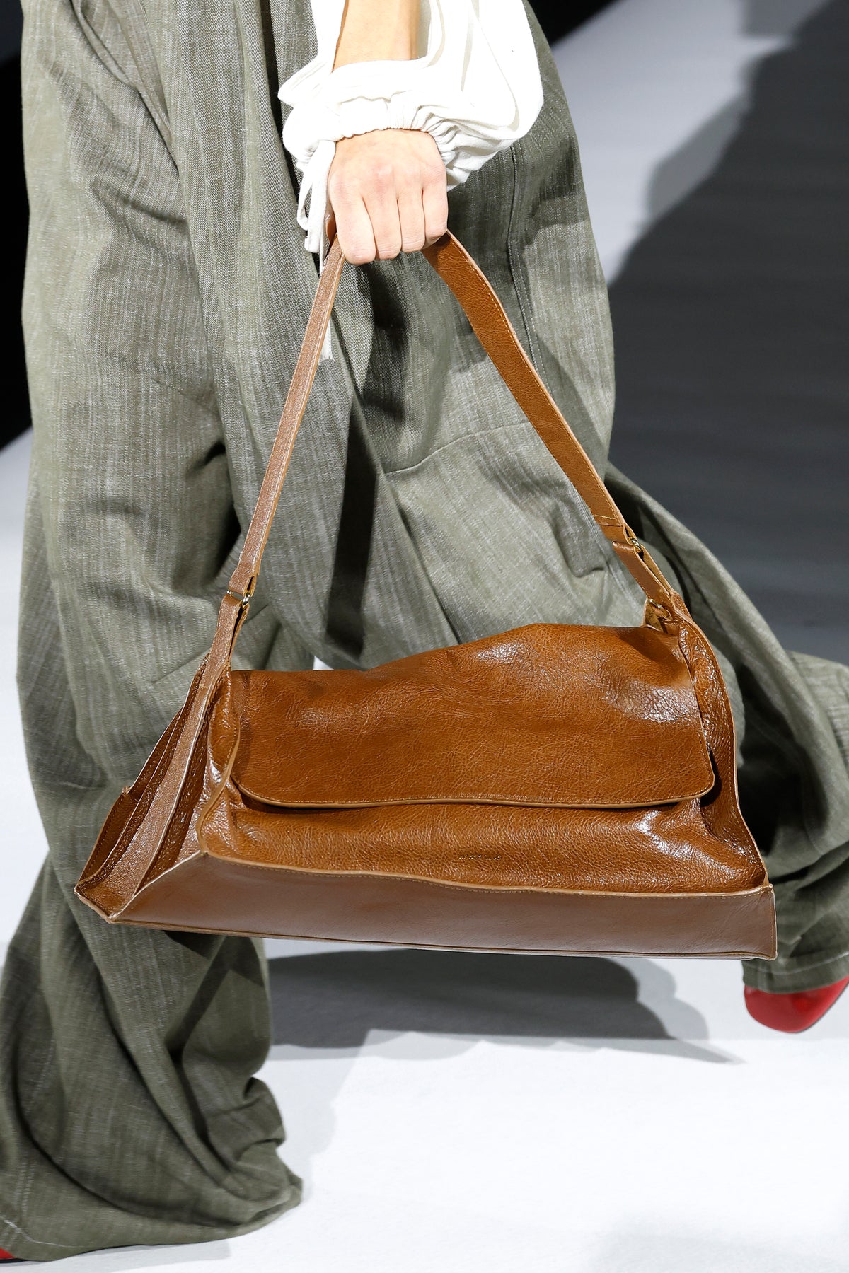 Brown Maxi Crash Bag