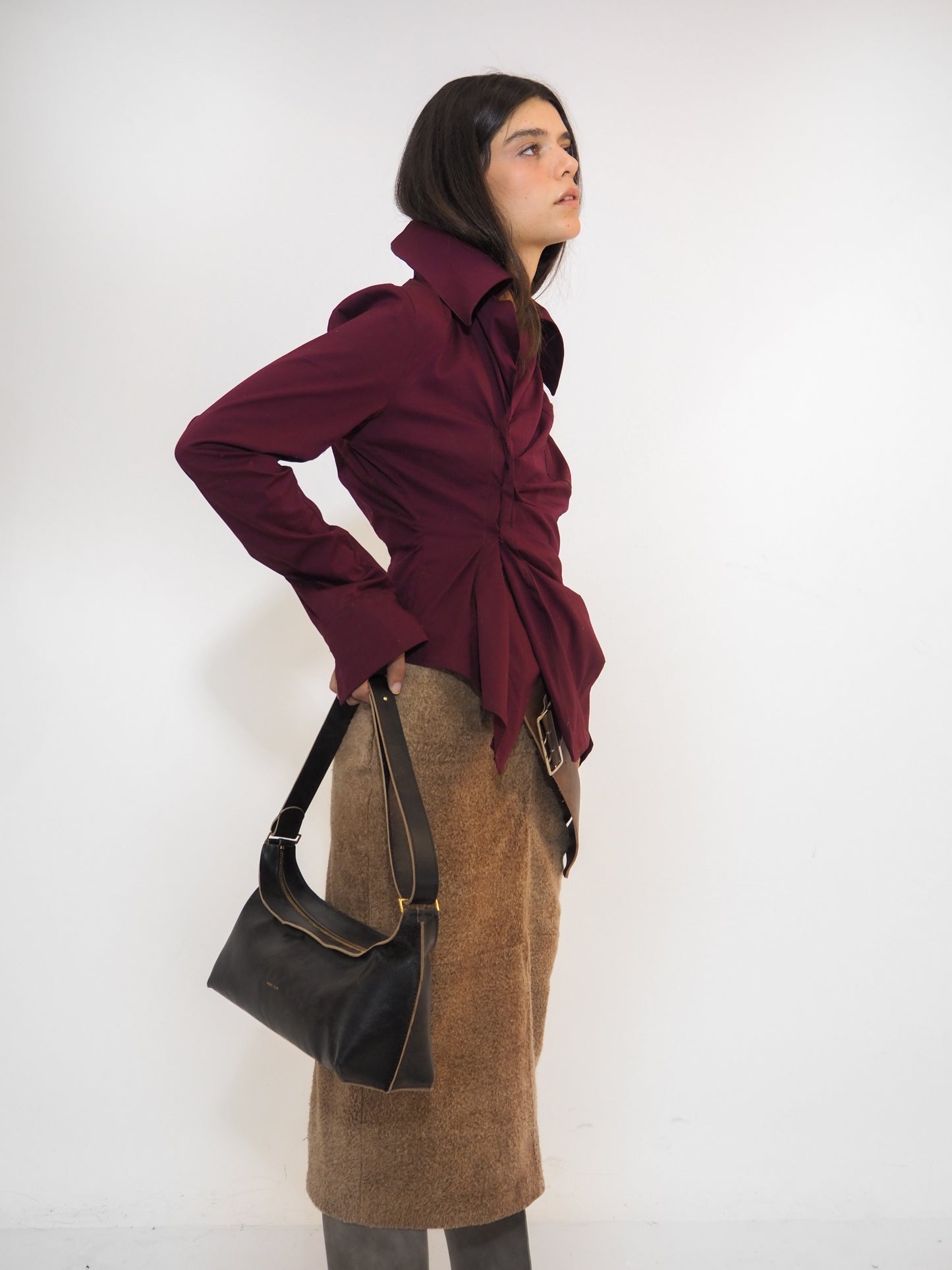Garnet Asymmetrical Blouse