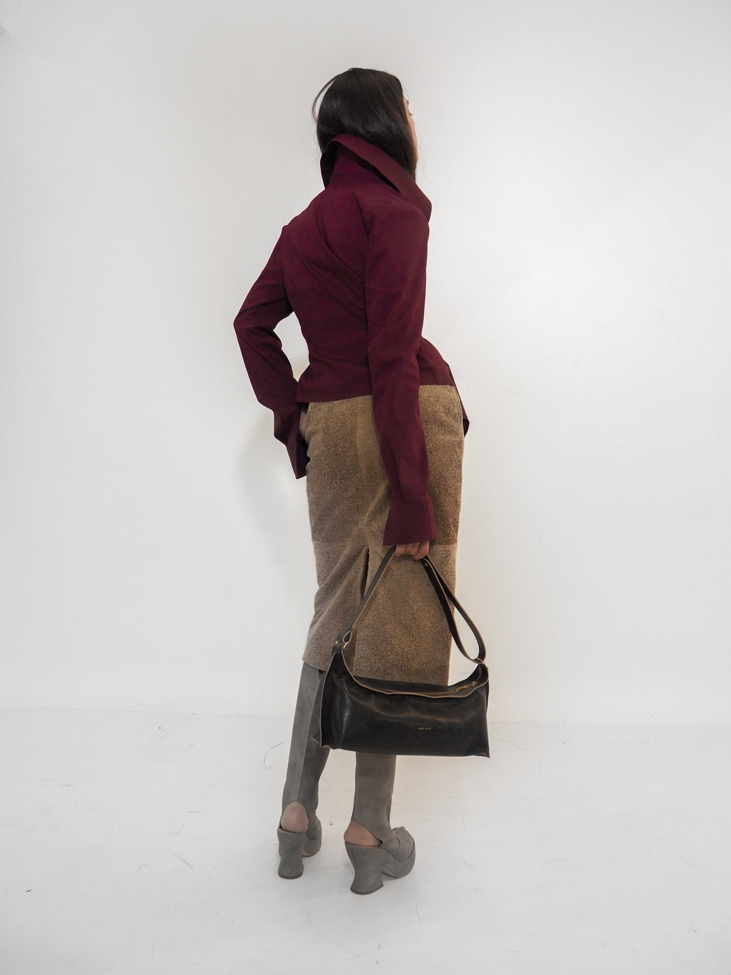 Garnet Asymmetrical Blouse