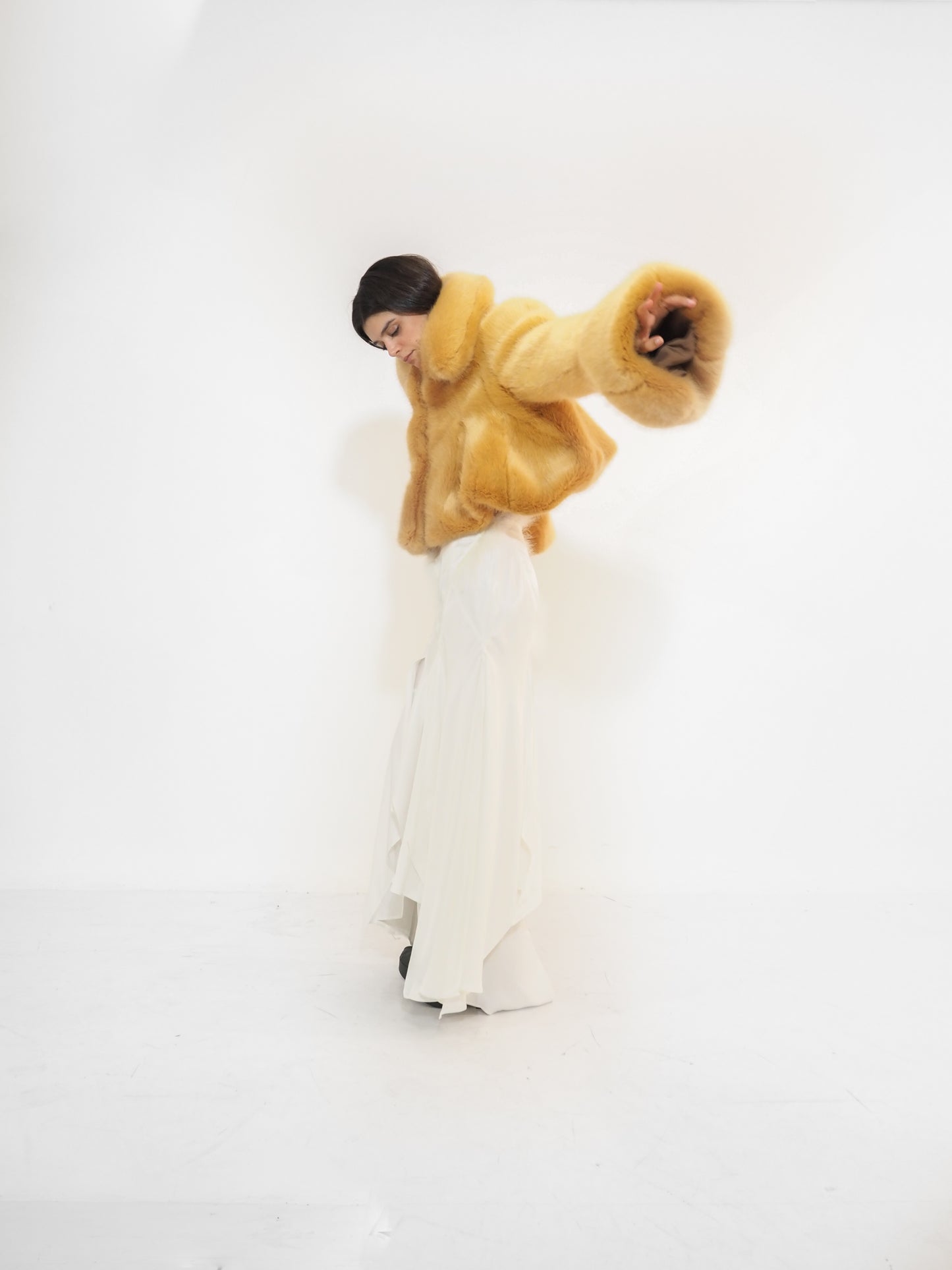 Caramel EcoFur Padded Jacket