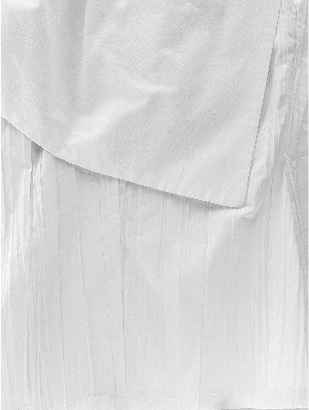 White Asymmetrical Blouse