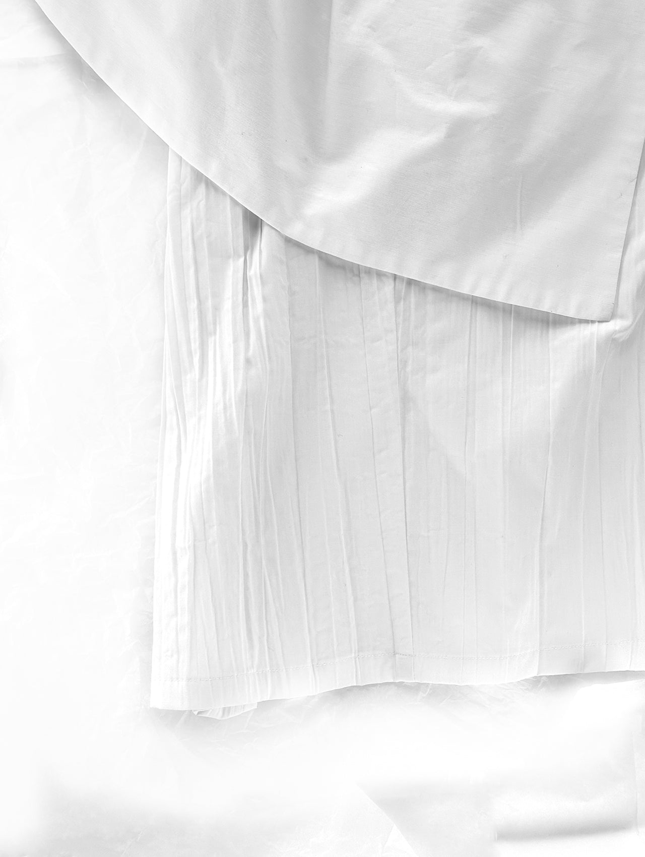 White Asymmetrical Blouse
