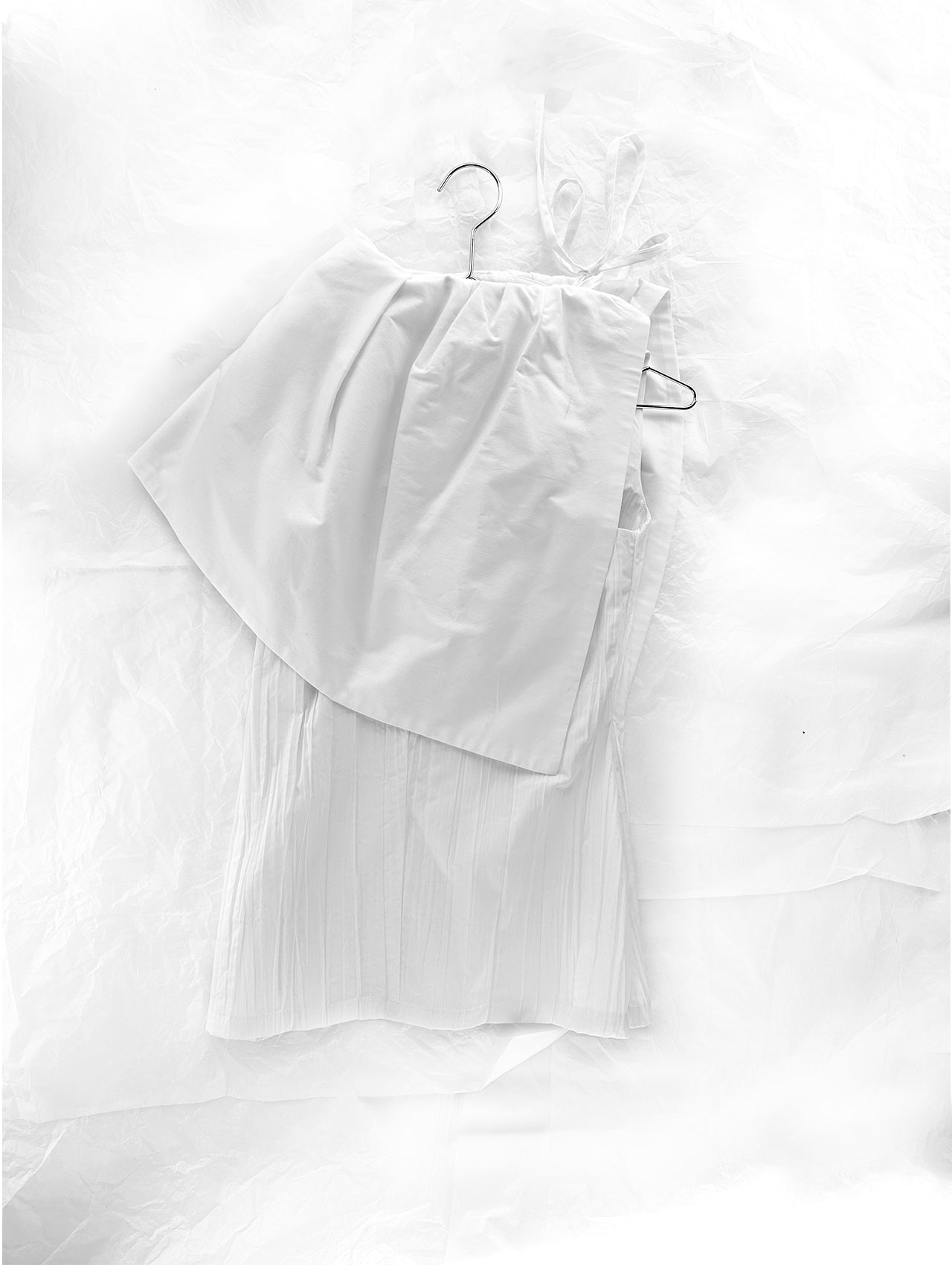 White Asymmetrical Blouse