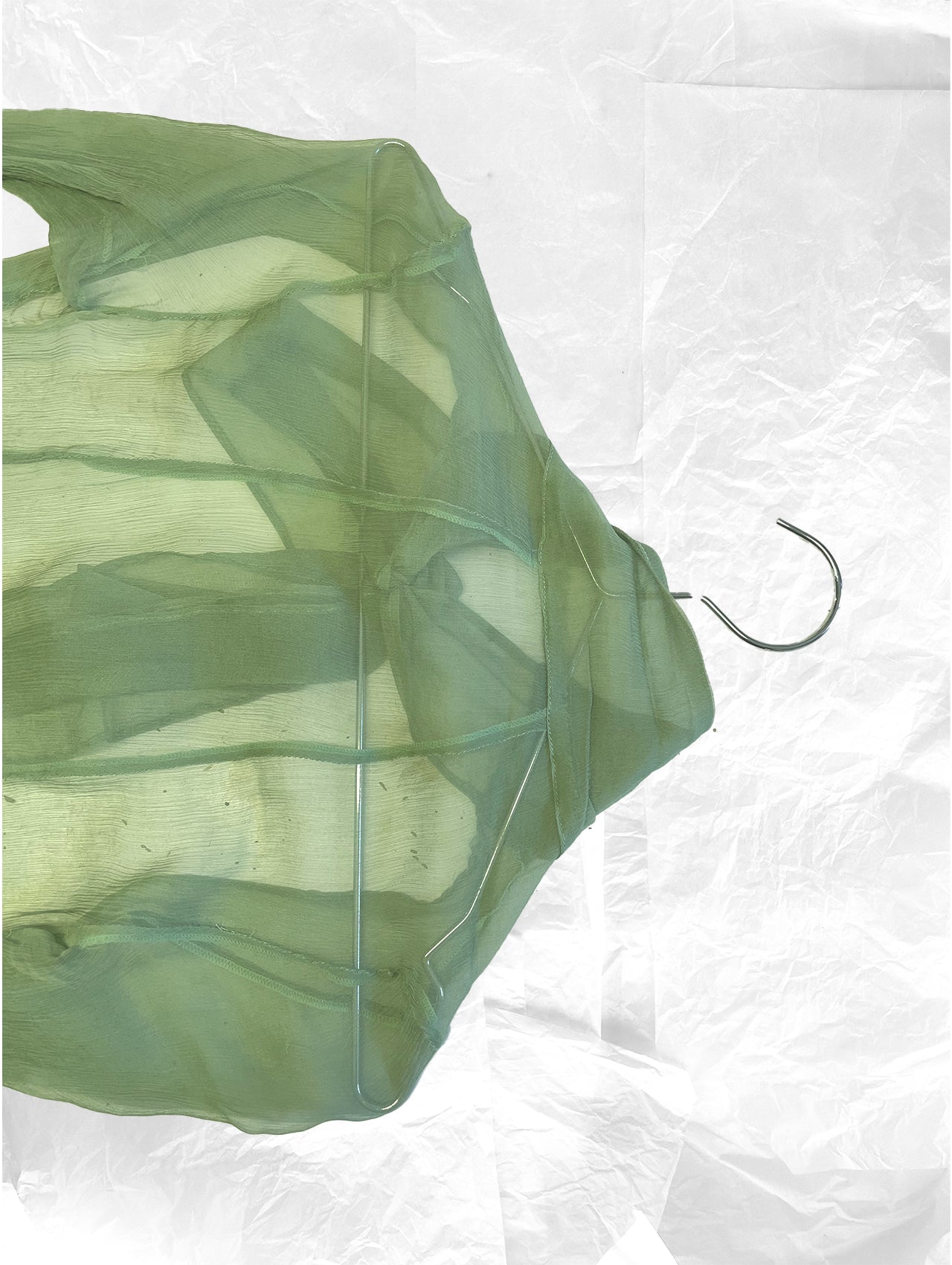 Soft Green Silk Blouse