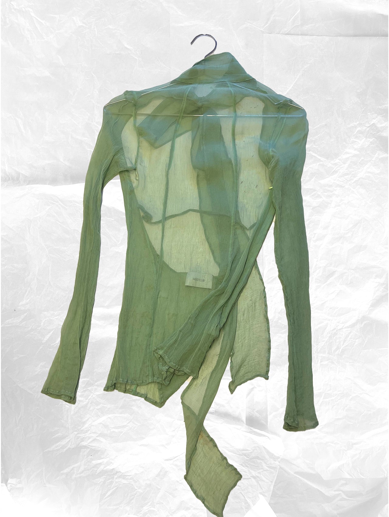 Soft Green Silk Blouse