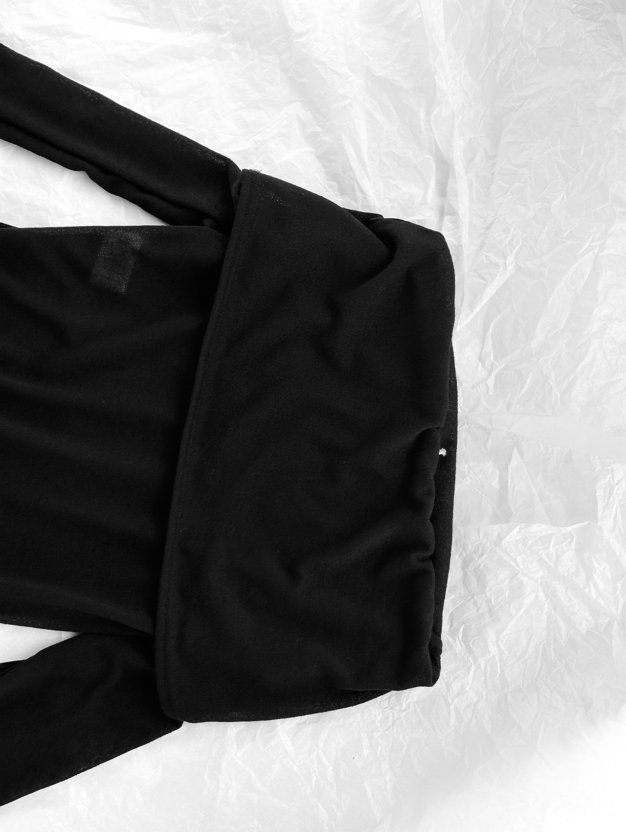 Minivestido Semitransparente Negro