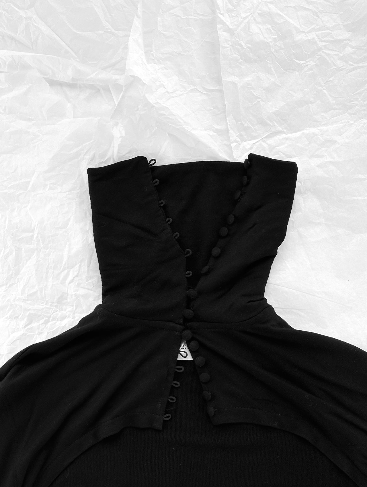 Black Knit Short Jacket
