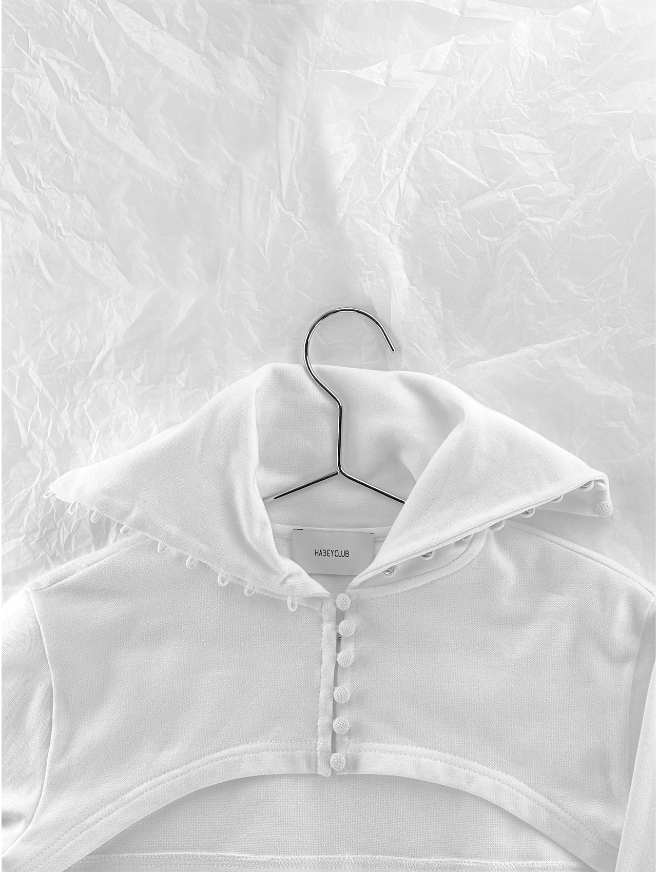 White Knit Short Jacket