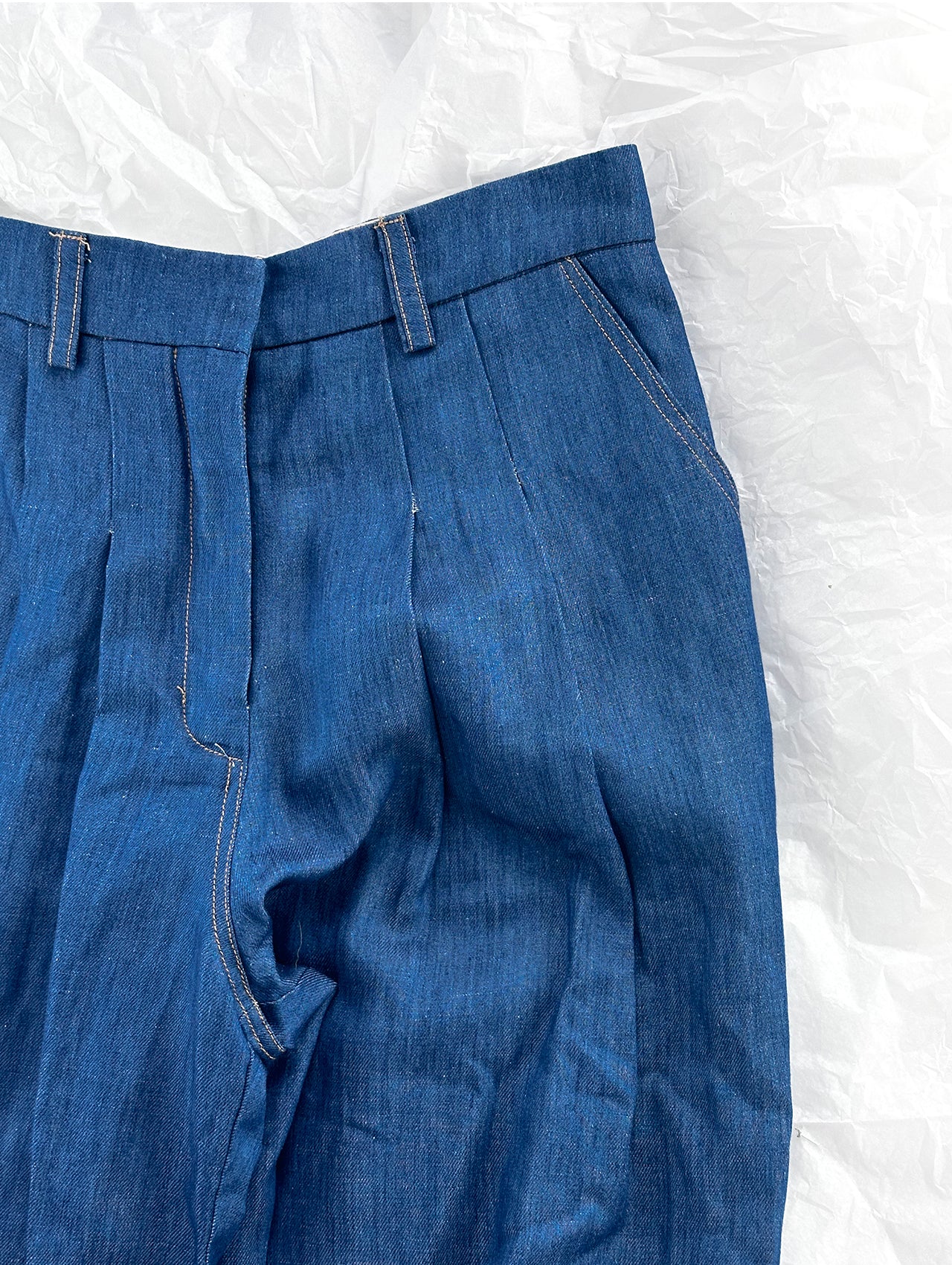 Blue Denim Long Pants