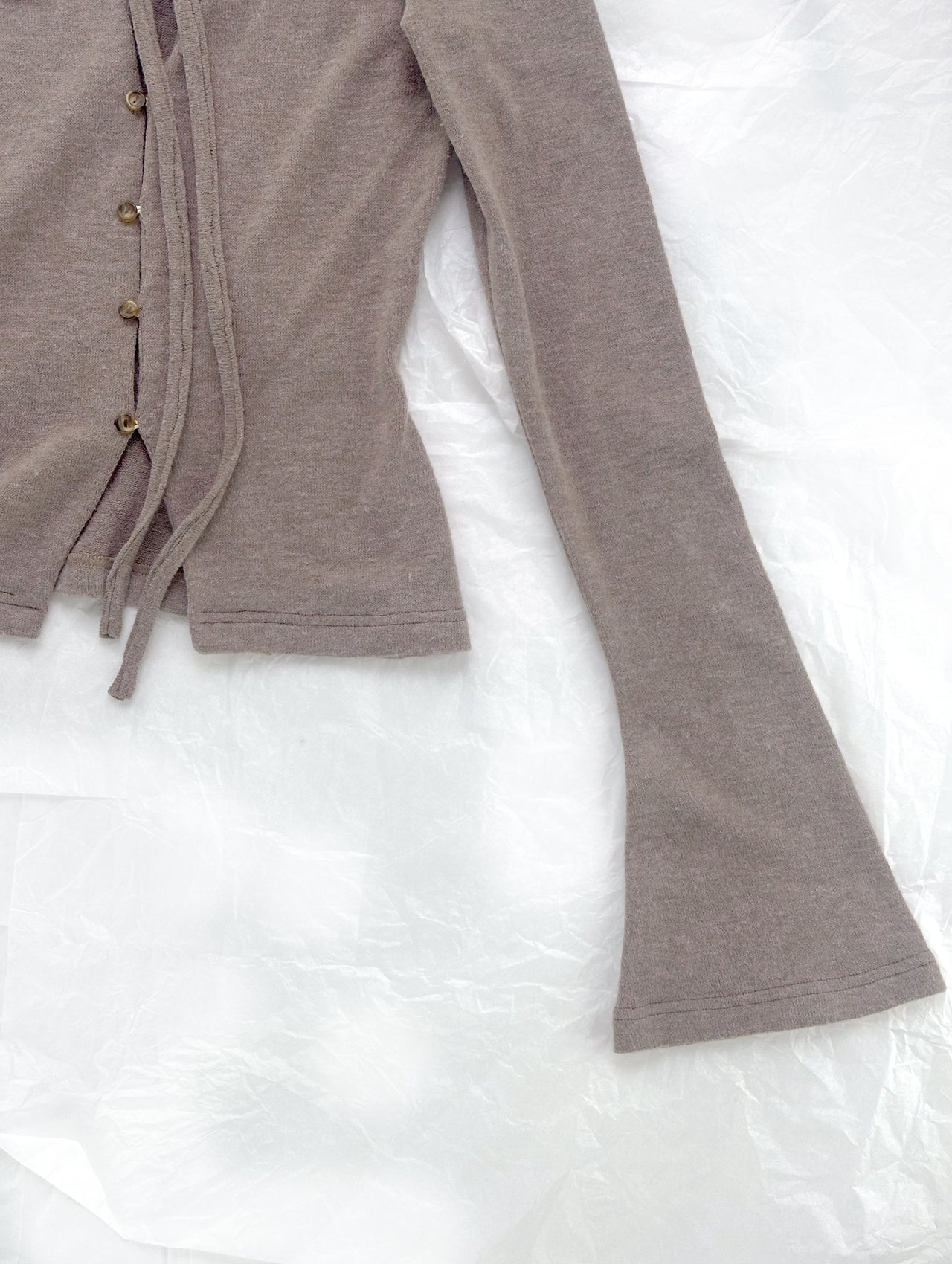 Beige Light Knit Jacket