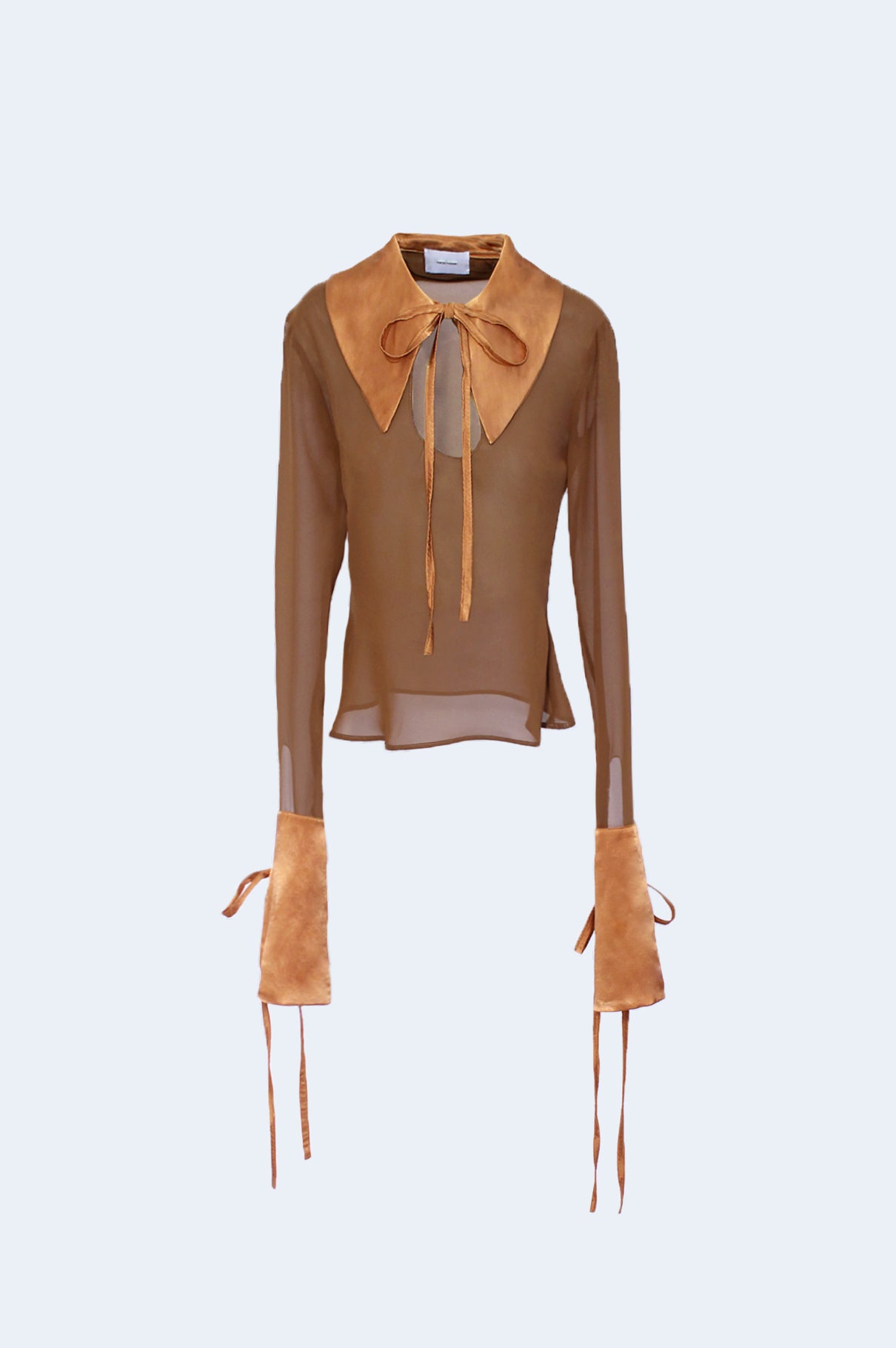 Blusa Gasa Marrón