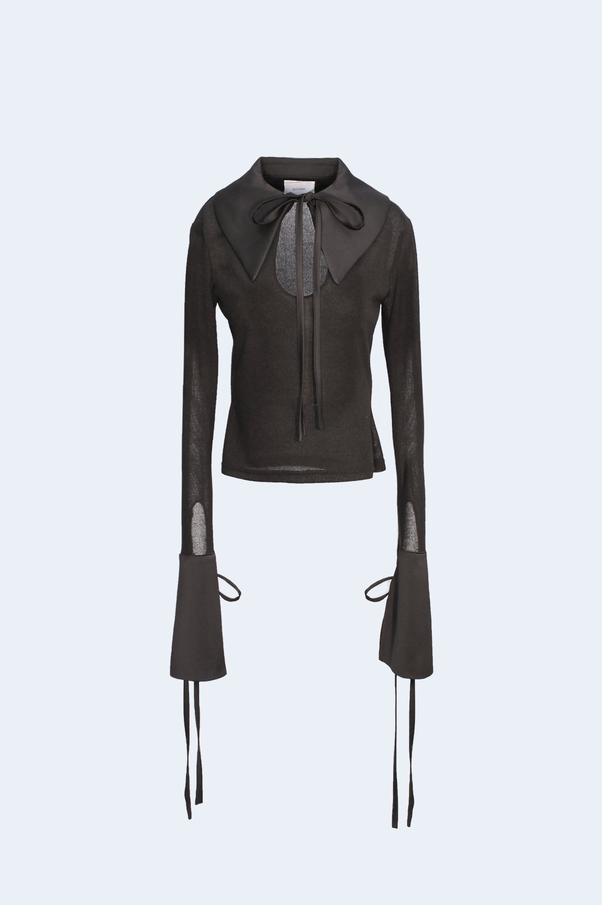 Black Knit Blouse
