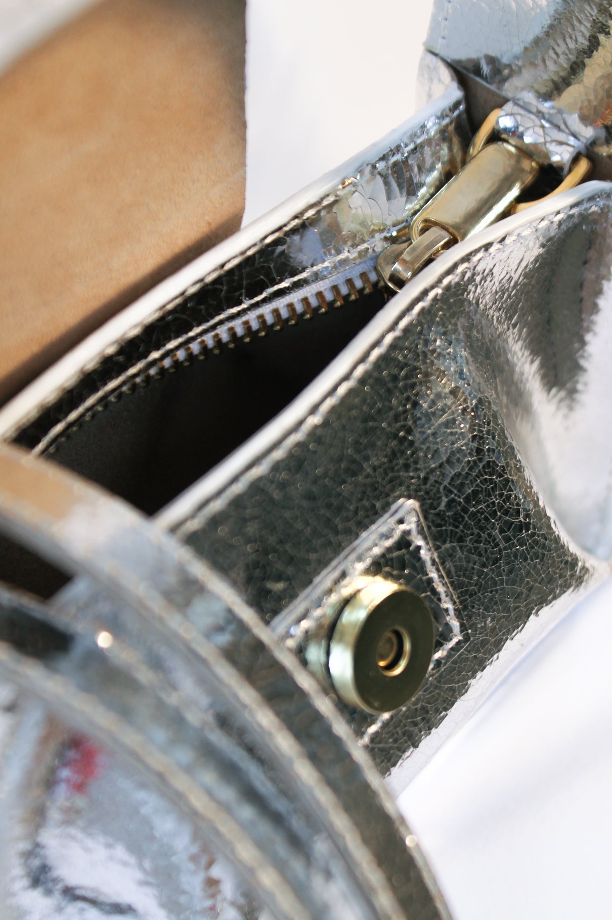 Bolso Silver Piel MiniBowl