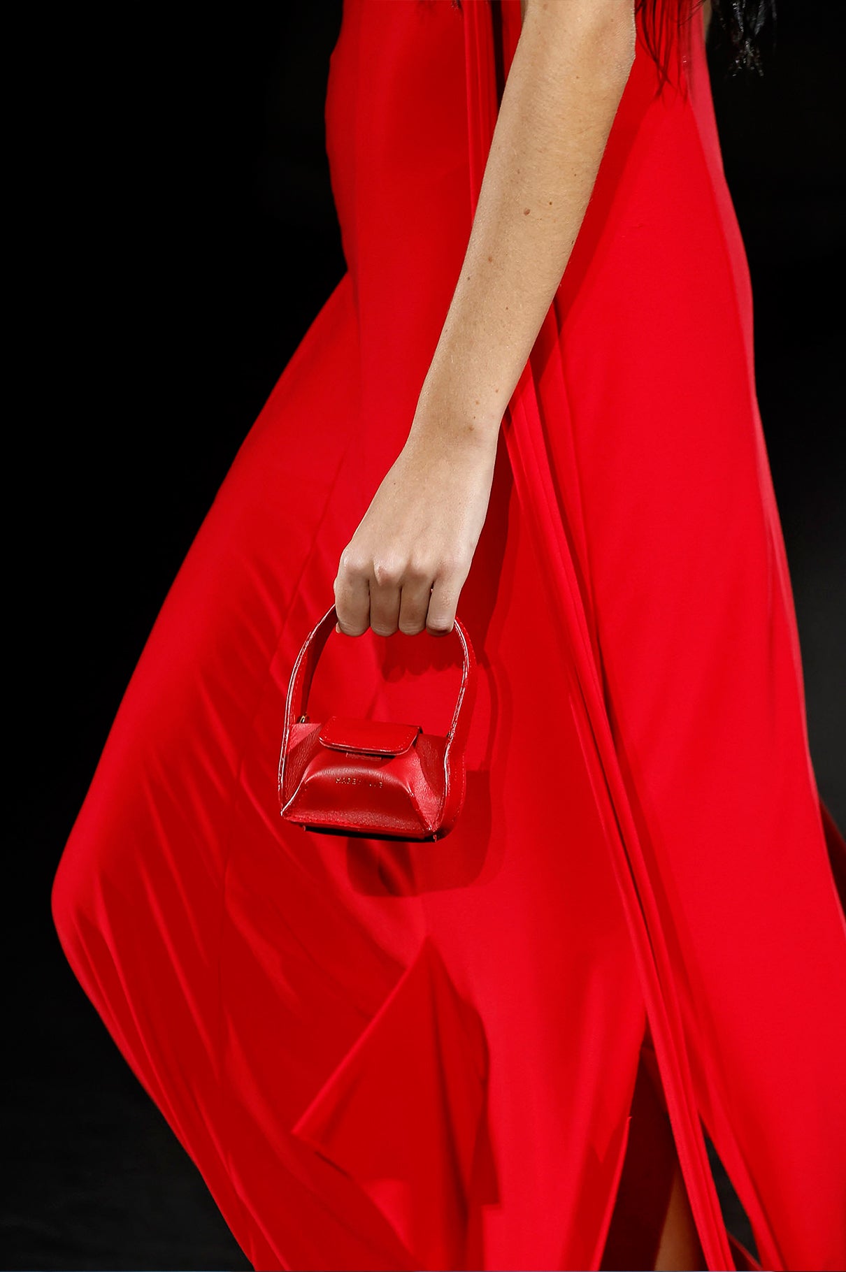 Bolso Rojo Piel MicroBowl