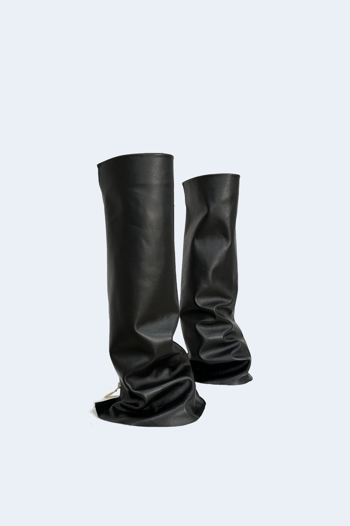 Cover Boots Black Leather