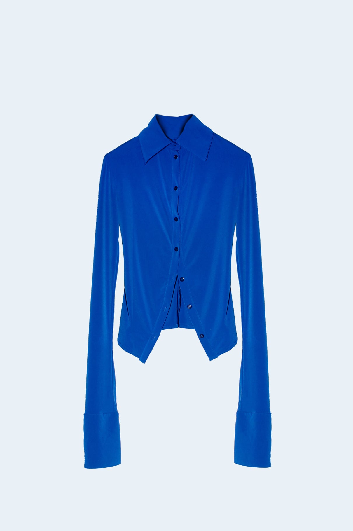Blue Soft lycra blouse