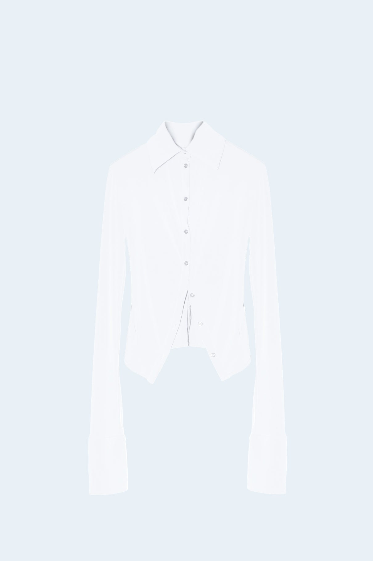 White Soft lycra blouse