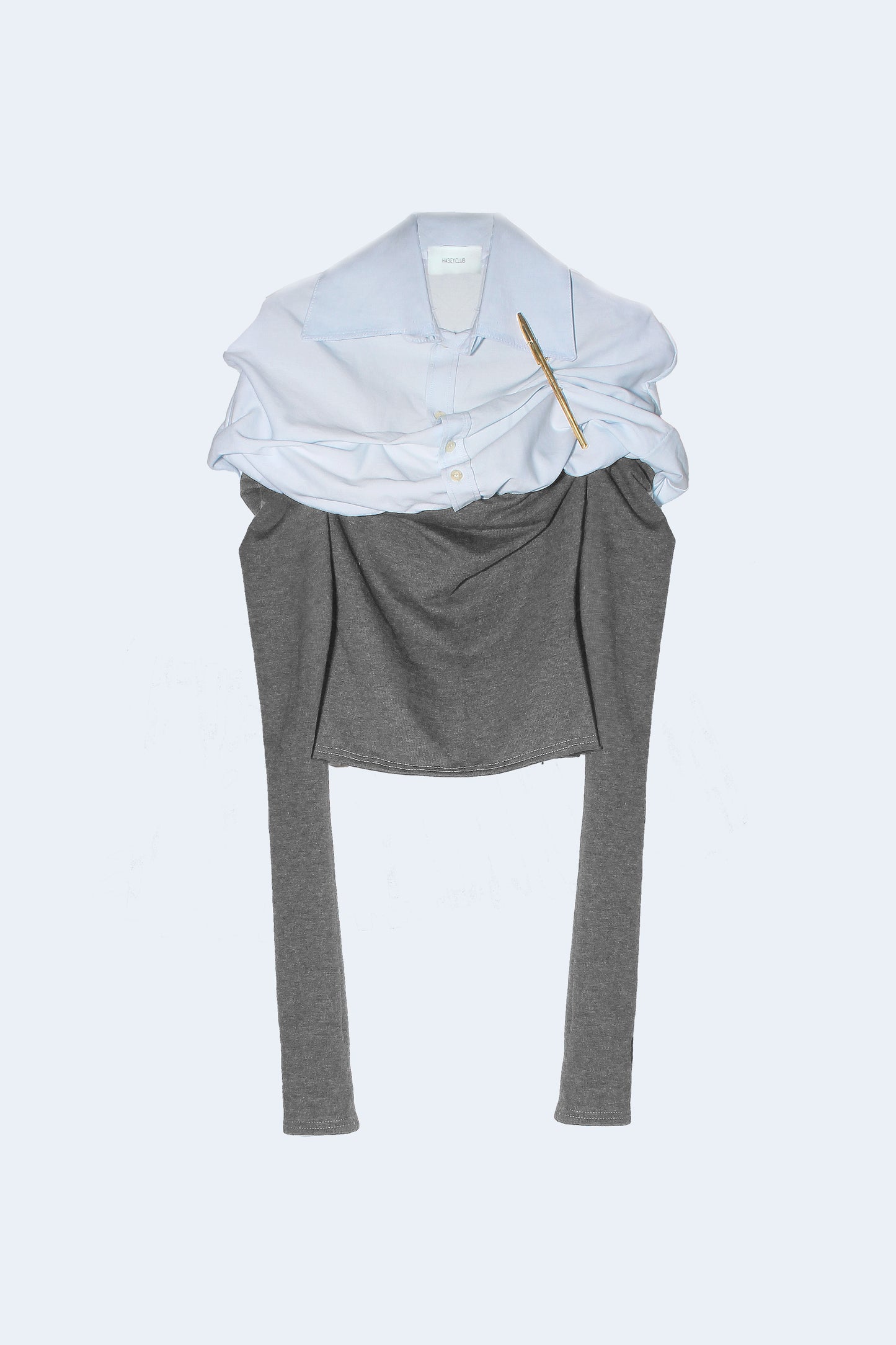 Grey Volumen Blouse
