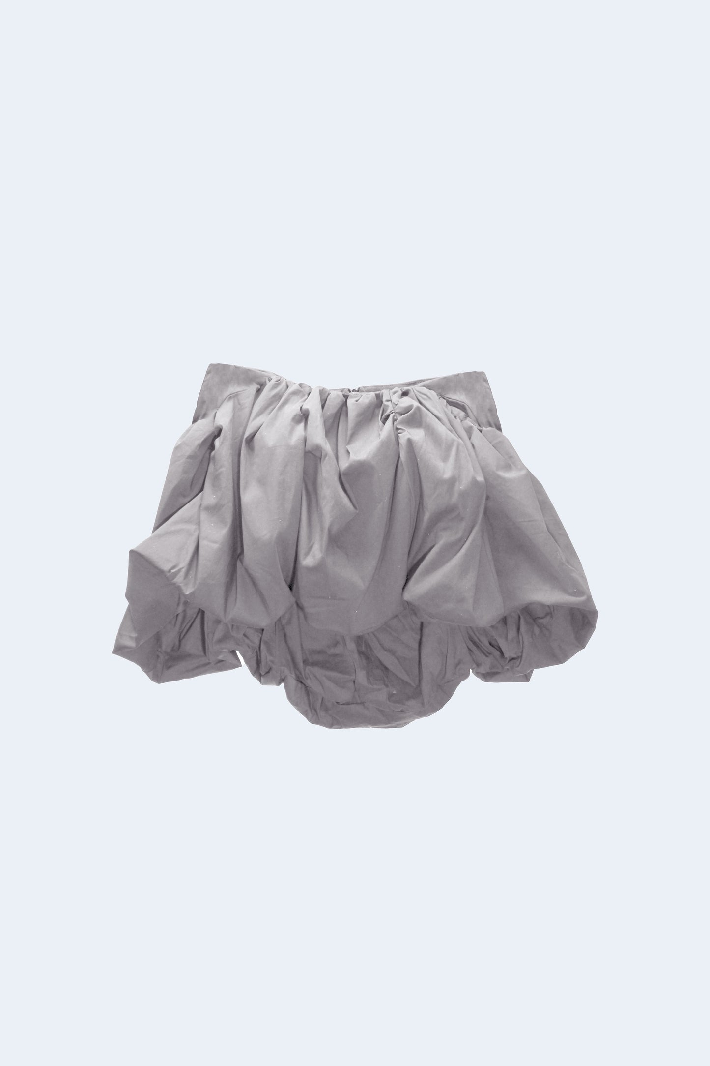 Light Grey Volume miniskirt