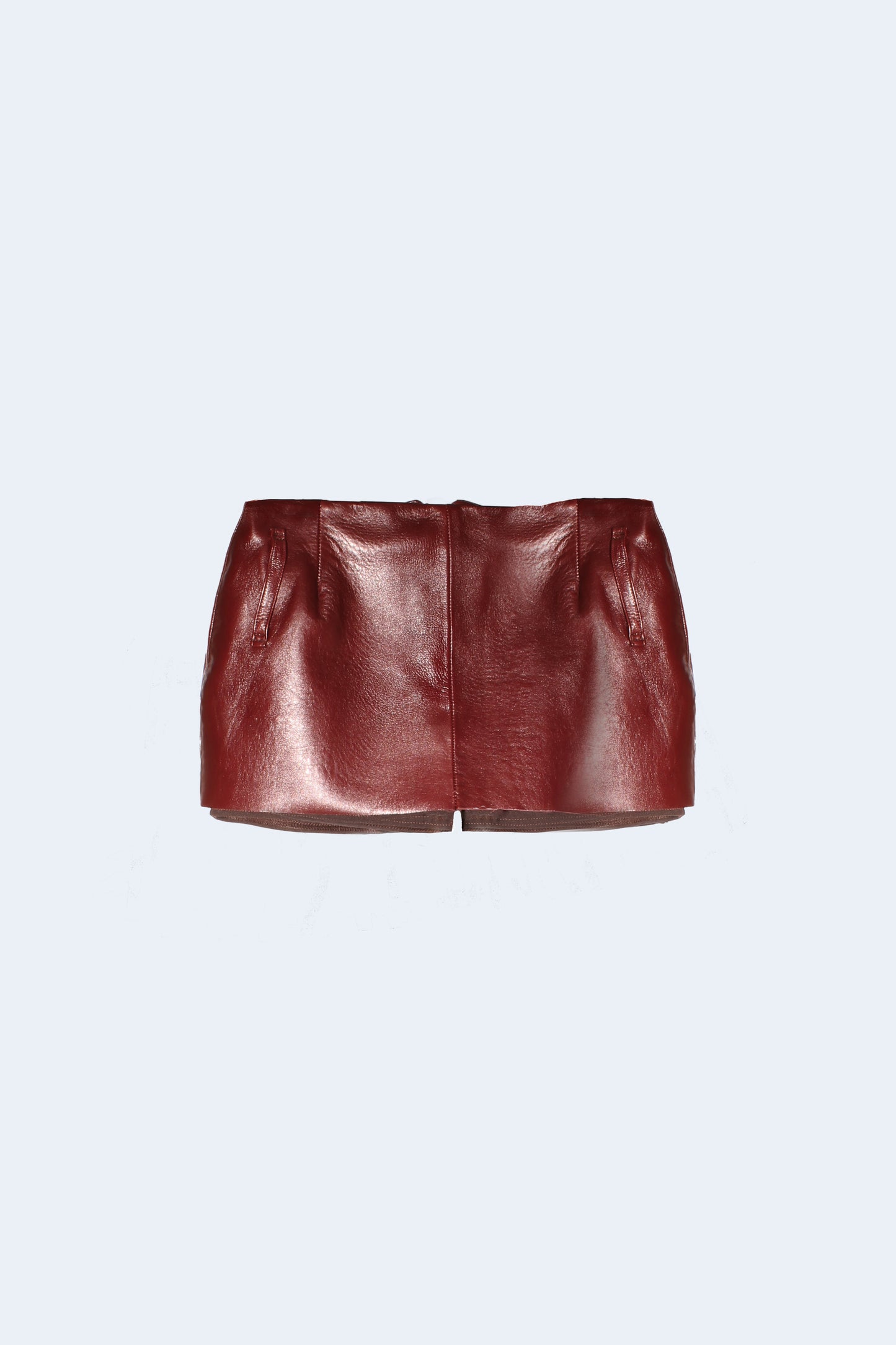 Red Wine Miniskirt Pants