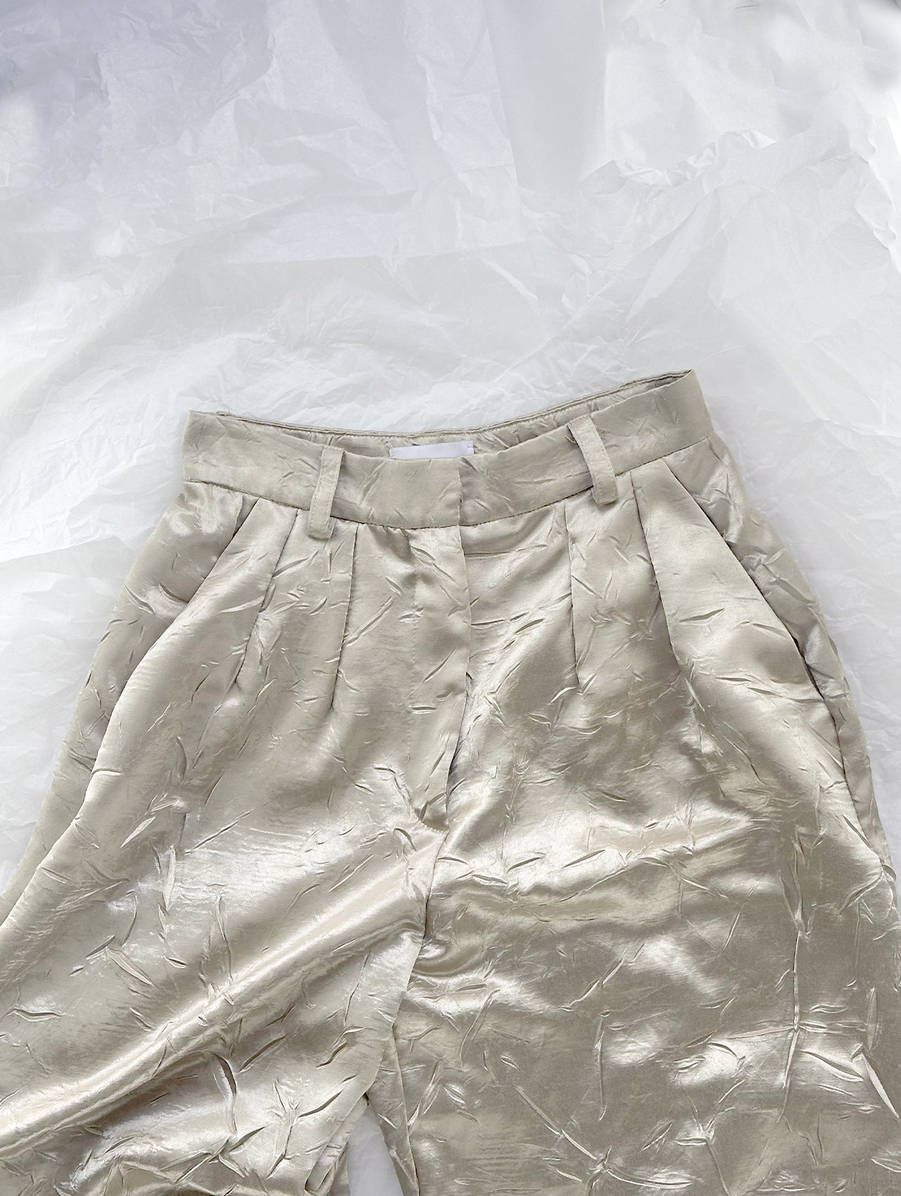 Semisatin Light Olive Pants