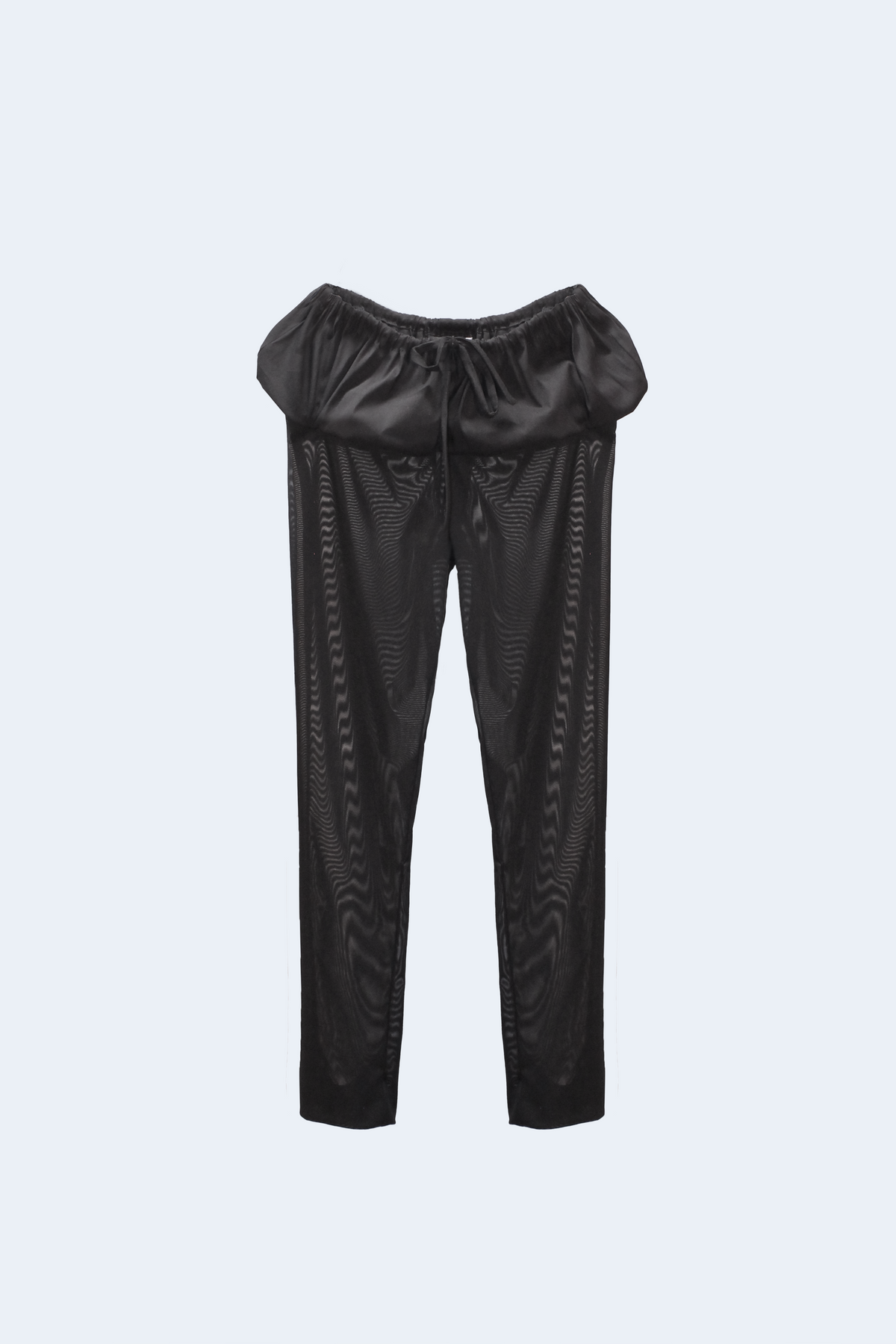 Black tul capri pants