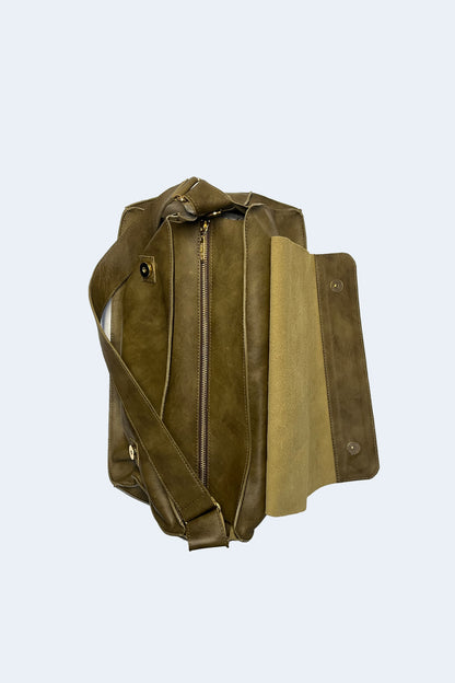 Olive Green Maxi Crash Bag