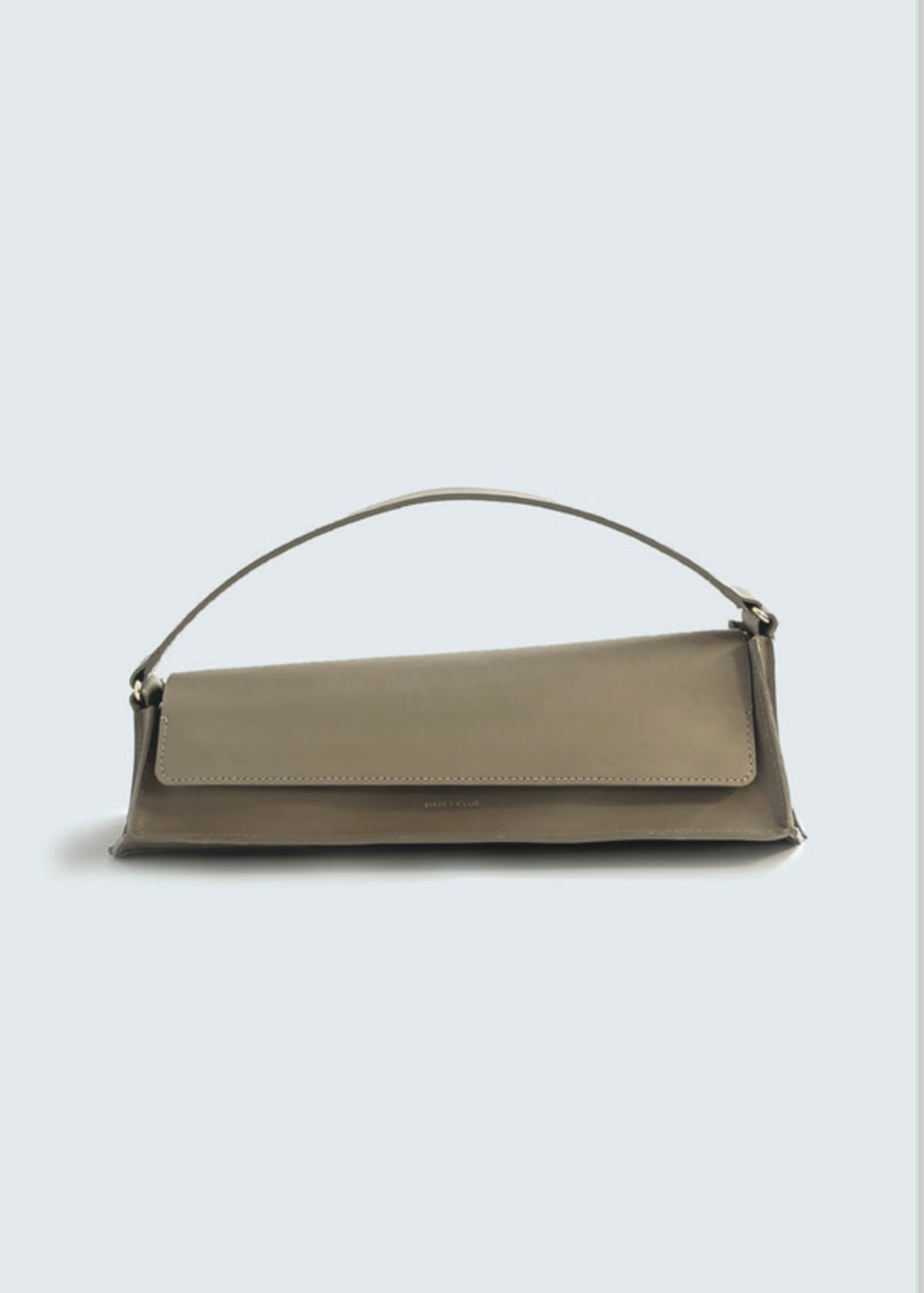 Taupe Elongate Crash Bag