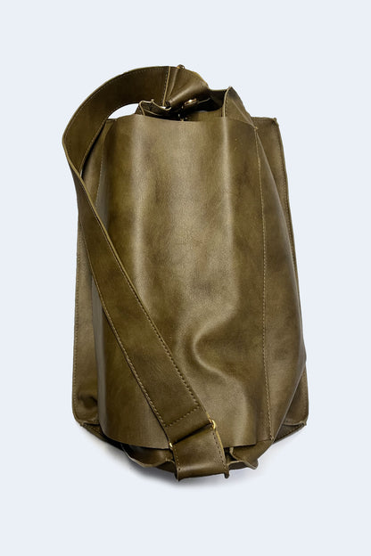 Olive Green Maxi Crash Bag