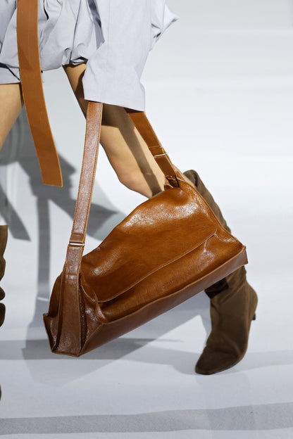 Brown Maxi Crash Bag