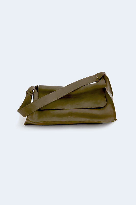 Olive Green Maxi Crash Bag