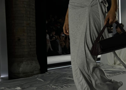 Black Elongate Crash Bag