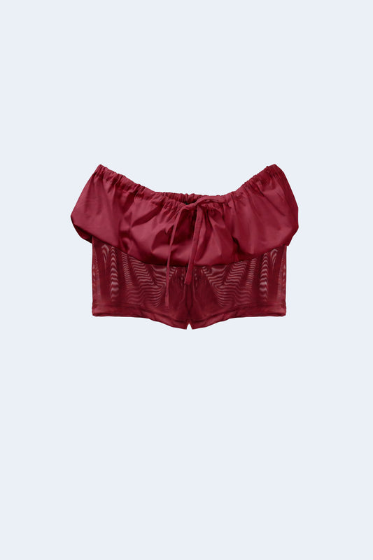 Cherry Tul Shorts