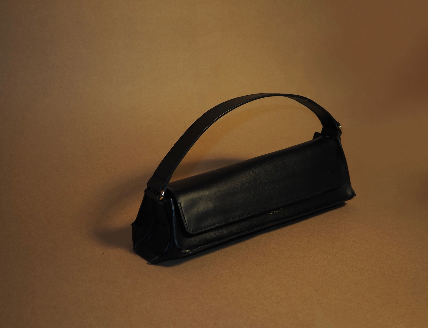 Black Elongate Crash Bag