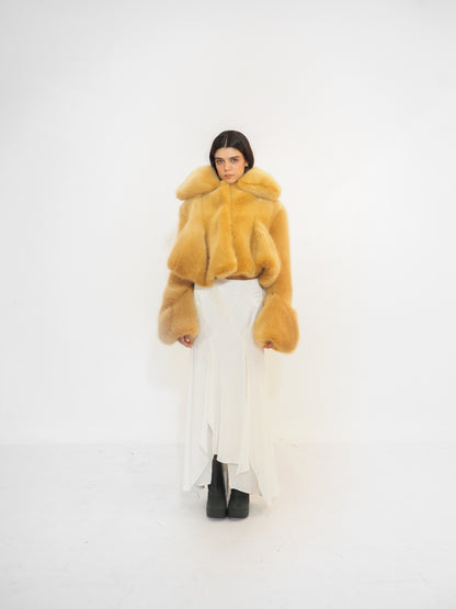 Caramel EcoFur Padded Jacket