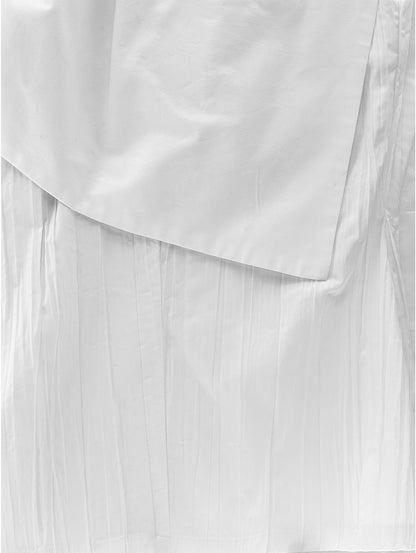 White Asymmetrical Blouse