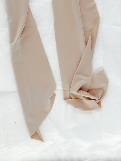 Beige Sweater with Bow Detail