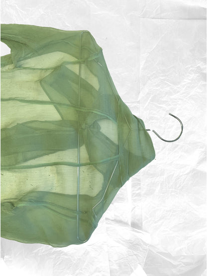 Soft Green Silk Blouse