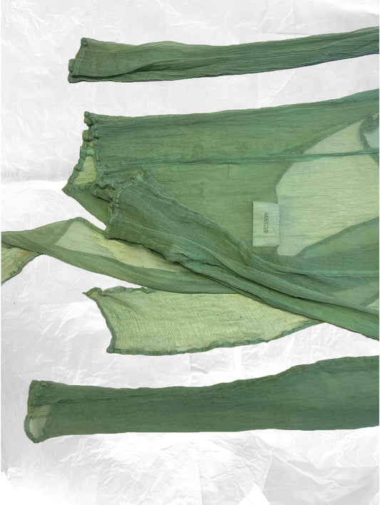 Soft Green Silk Blouse