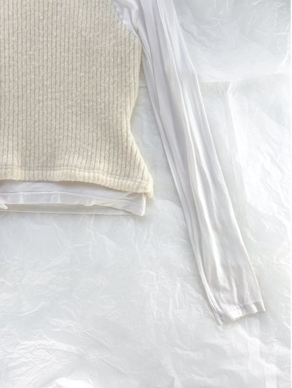 White Knit Jumper