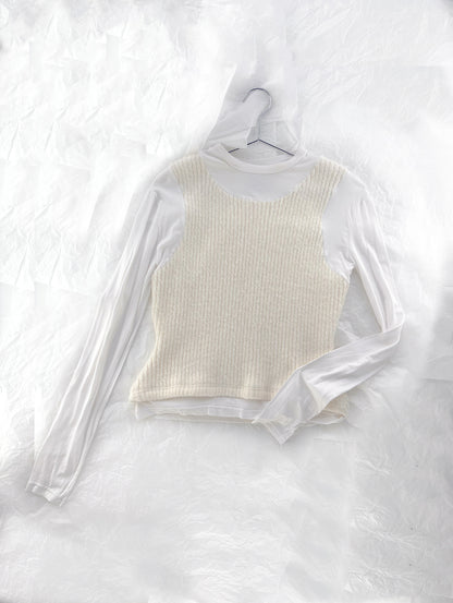White Knit Jumper