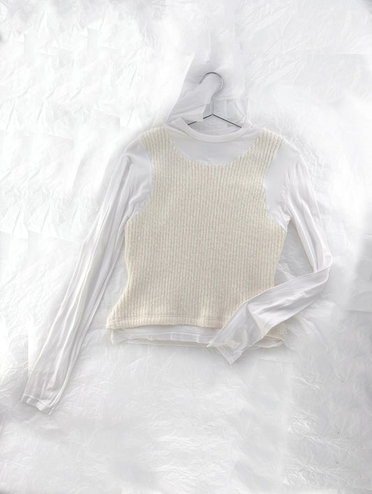 White Knit Jumper