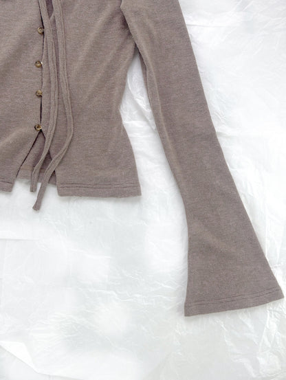 Beige Light Knit Jacket