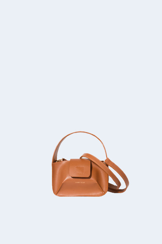 Bolso Marrón Piel MiniBowl