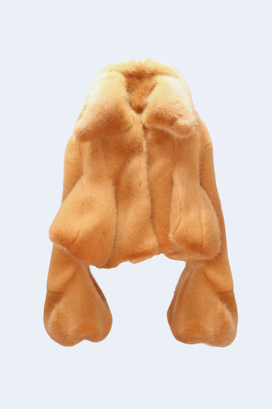 Caramel EcoFur Padded Jacket