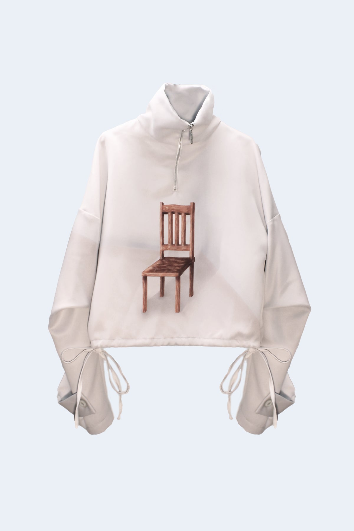 Grey Volume Chair Hoodie