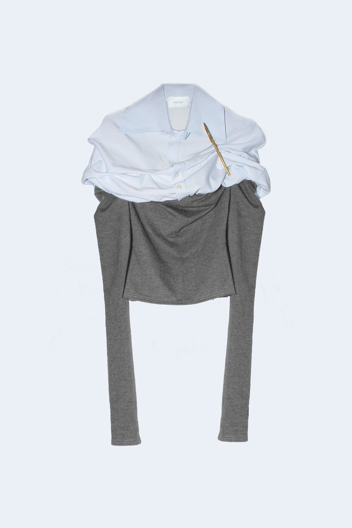 Grey Volumen Blouse