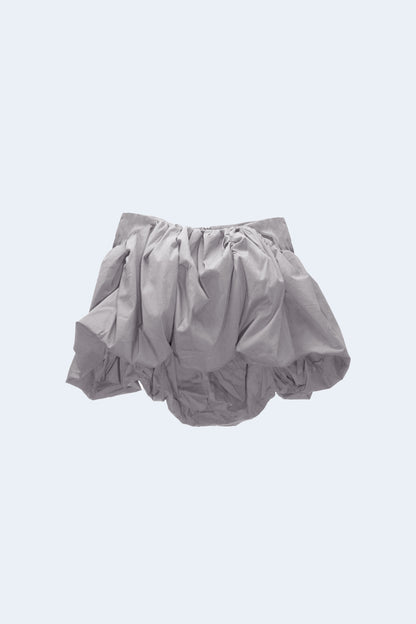 Light Grey Volume miniskirt