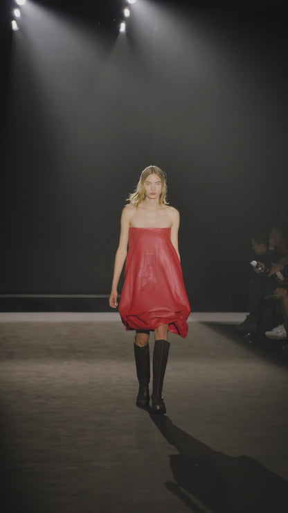 Red Leather Dress / Preorder